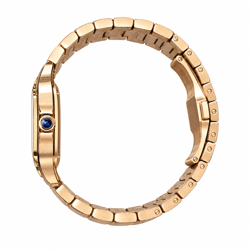 Cartier Santos de Cartier Rose Gold White Dial Automatic Watch